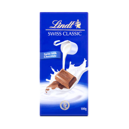 Lindt Swiss Classic Milk Chocolate, 2 X 100 g