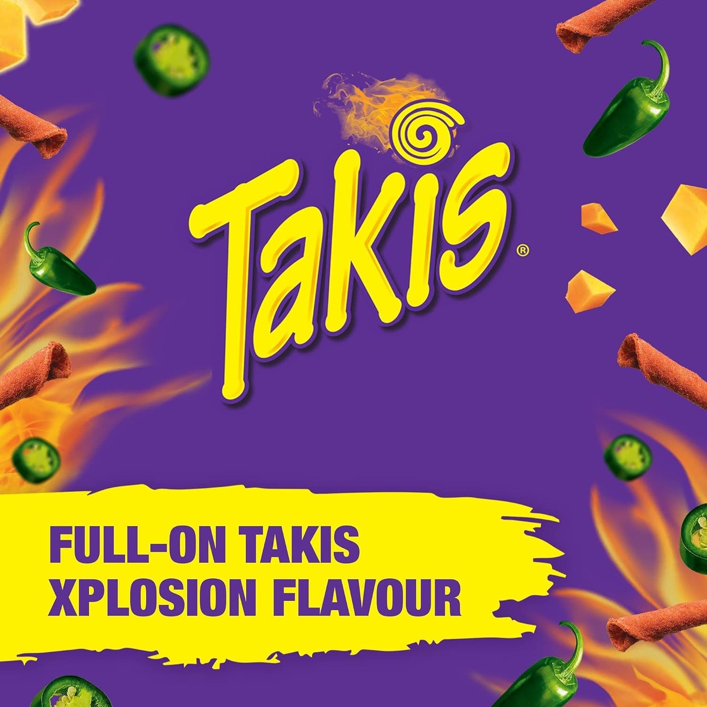 Takis Xplosion Tortilla Chips - Intense Flavor Explosion (280g) - Spicy, Bold, and Crunchy Snack Sensation