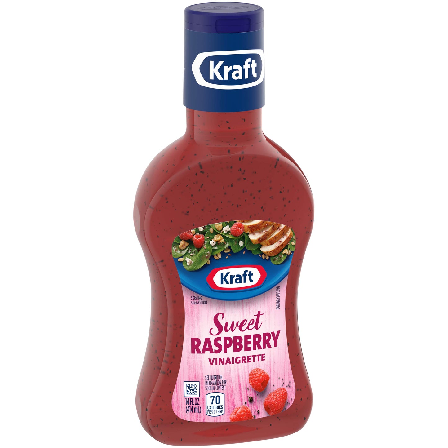 Kraft Olive Oil Vinaigrettes Raspberry Salad Dressing (14 fl oz Bottle) - "Raspberry Vinaigrette!"