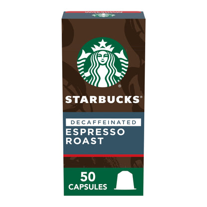 STARBUCKS Decaf Espresso Roast by Nespresso, 2.01 oz ℮ 57 g, 5 Pack