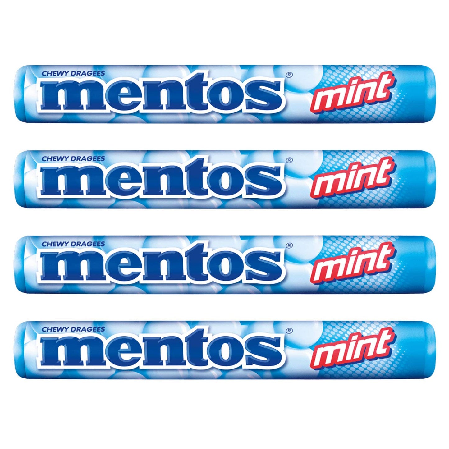 Mentos Mint Roll, 4 x 29 g - "Four Pack Mint Rolls!"