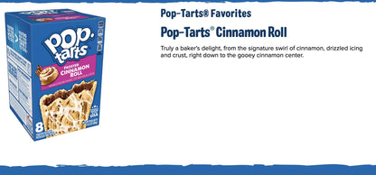 Pop Tarts Kellogg's Pop Tarts (Cinnamon Roll, 384) - "Cinnamon roll Pop-Tart delight!"