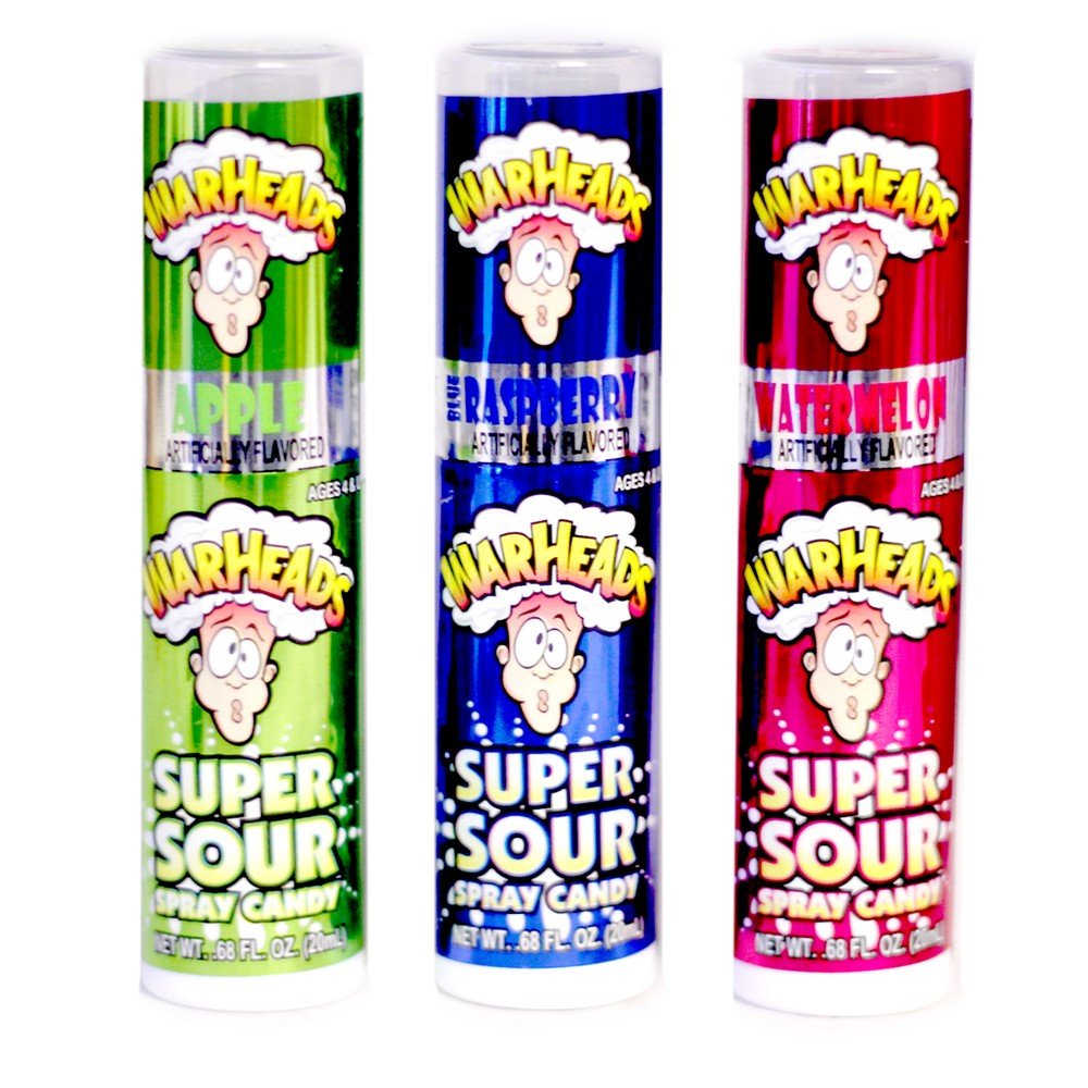 Warheads Candy Sour Spray (20 ml) - Pack of 3