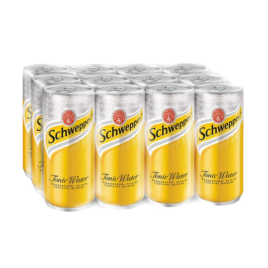 Schweppes ChefsNeed Schweppes Tonic Water 330ml, Pack of 12 cans (Imported Product)