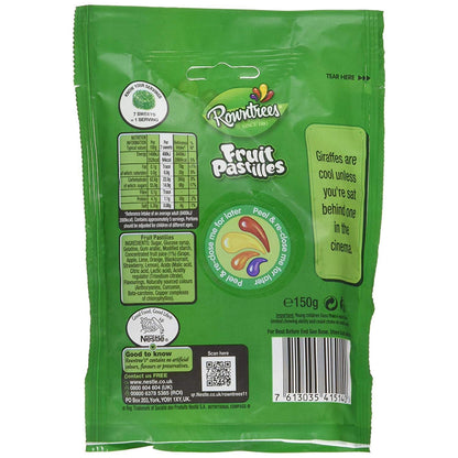 Rowntrees Fruit Pastilles - 120g - Classic Fruit Pastilles!