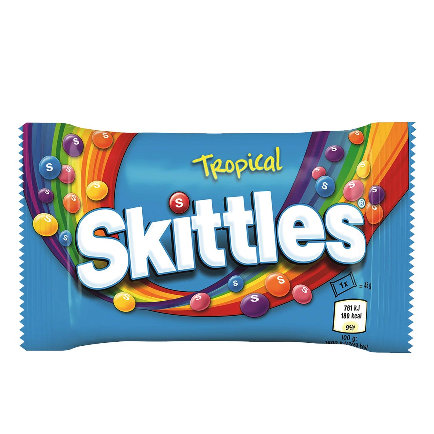 Skittles Tropical Flavour Candy, 45 g