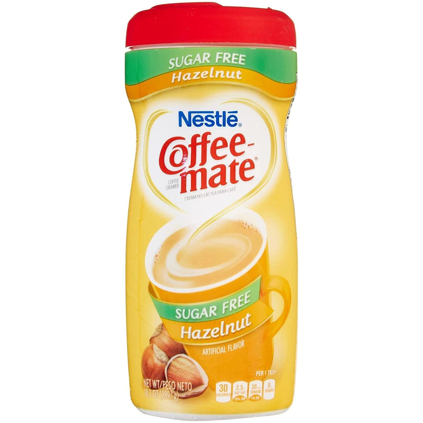 Nestlé Sugar Free Hazelnut Coffee Mate Bottle, 289 G - "Sugar Free Hazelnut Coffee Mate - 289g of Nutty Creamer Delight!"