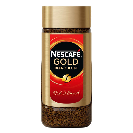 Nescafe Gold Blend Imported Decaf Coffee Powder, Glass Jar, Arabica and Robusta beans,100 grams - "Decaf Gold Blend - Imported Coffee Excellence!"