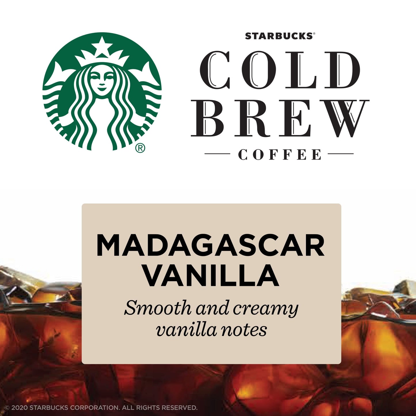 Starbucks Cold Brew Concentrate, 32 Fl Oz (Madagascar Vanilla)