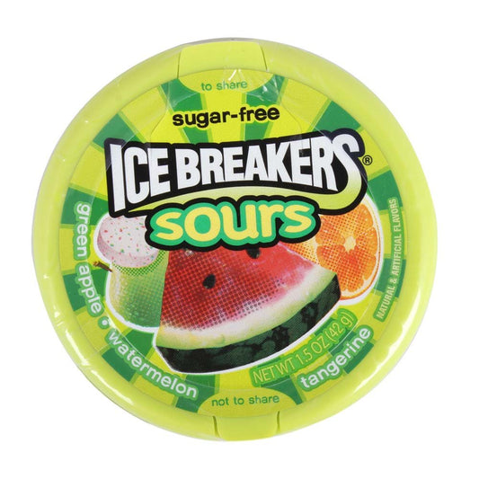 ICE Breakers Sours applewatermelon 42 G - Apple watermelon sours for a fruity, tangy treat, 42g.