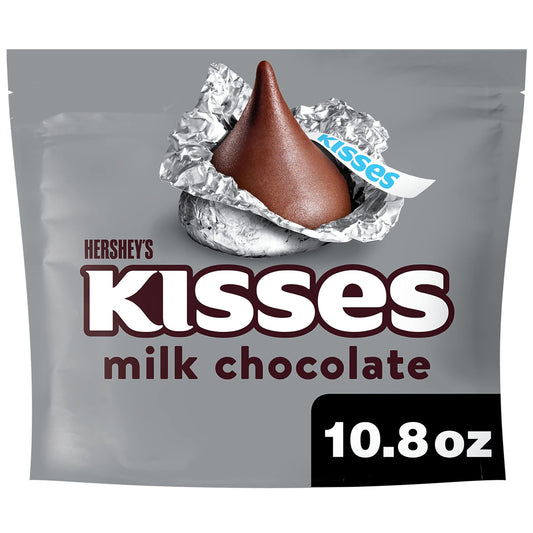 HERSHEY'S Kisses Milk Chocolate - 306.17 Gm - Large pack of milk chocolate Kisses, 306.17g.