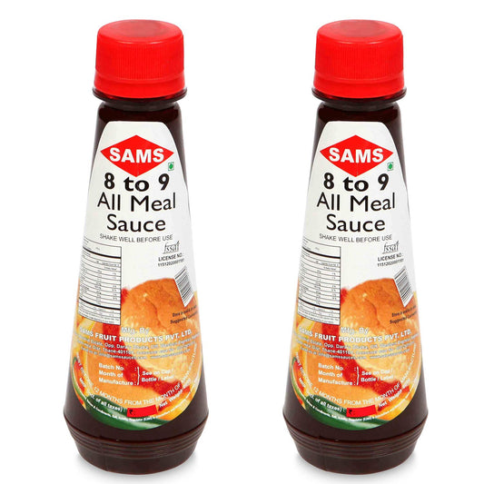 Sams 8to9 All meals Sauce Sweet Sour Sauce 200 grams Pack of 2 for Delicious Cooking recipes Used in Home Kitchen Pantry Canteen Hotel Chef