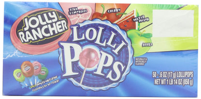 JOLLY RANCHER Lollipops Bulk Candy, 805 G, Apple - Sweet apple flavor in JOLLY RANCHER Lollipops, 805g bulk candy.