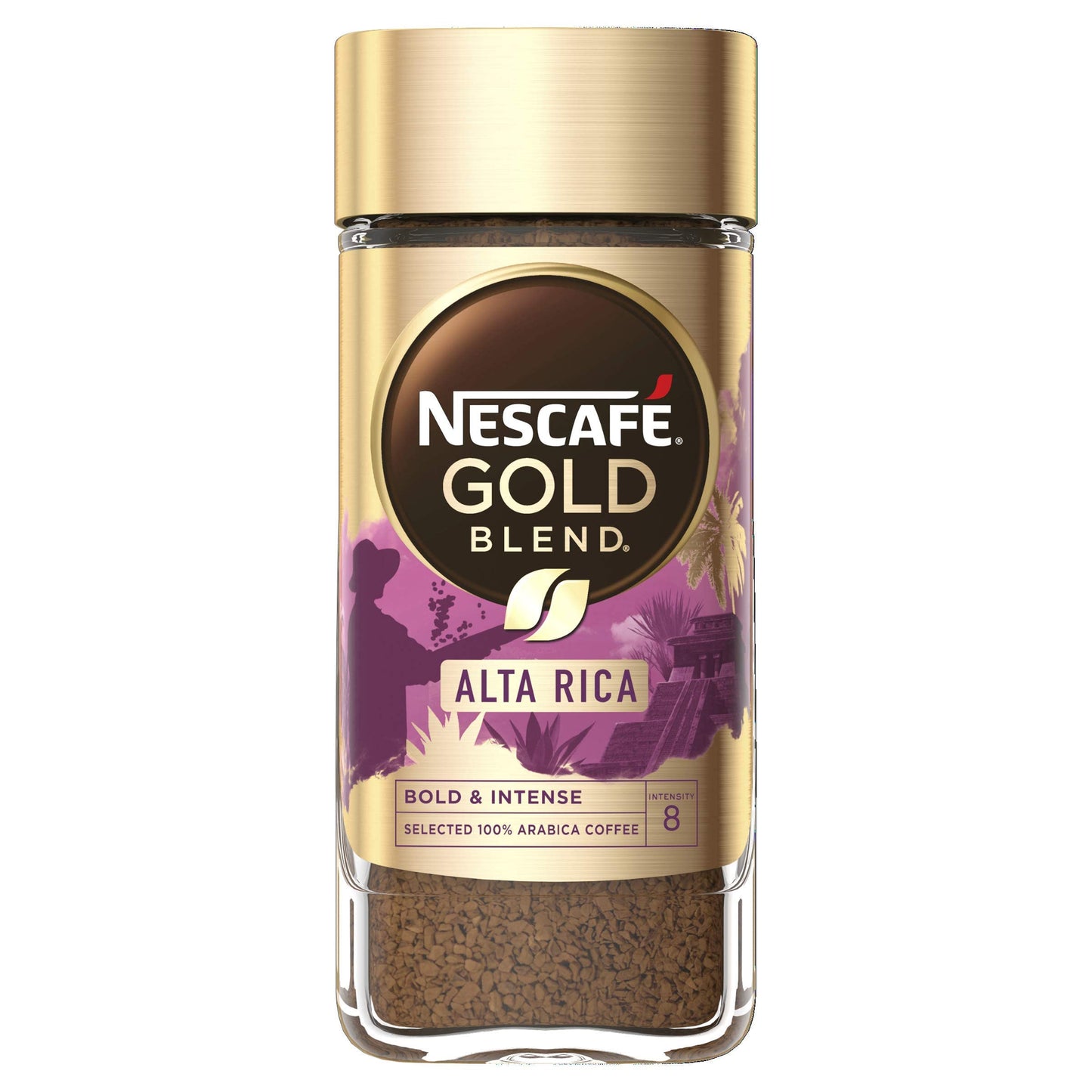 Nescafe Gold Alta Rica Instant Ground Coffee Jar, 100 G - "Gold Alta Rica Coffee!"