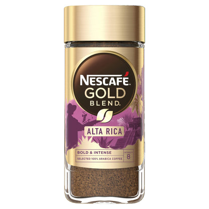 Nescafe Gold Alta Rica Instant Ground Coffee Jar, 100 G - "Gold Alta Rica Coffee!"