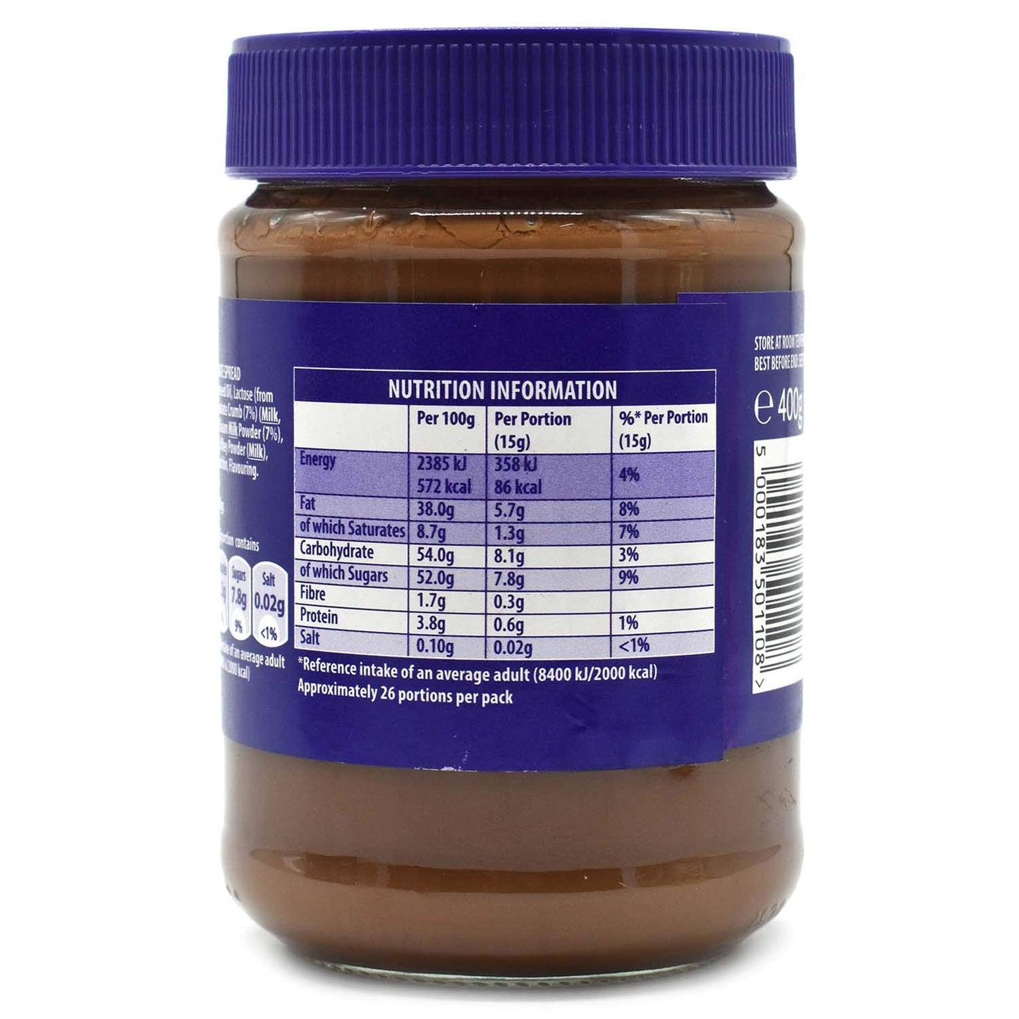 Cadbury Chocolate Spread Smooth Spread, 400g - Smooth and creamy