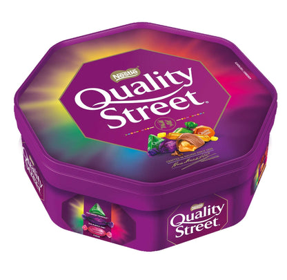 Nestle Quality Street Assorted Milk and Dark Chocolate and Toffees Tub, 650g - "Quality Street - 650g Tub of Assorted Milk & Dark Chocolates and Toffees!"