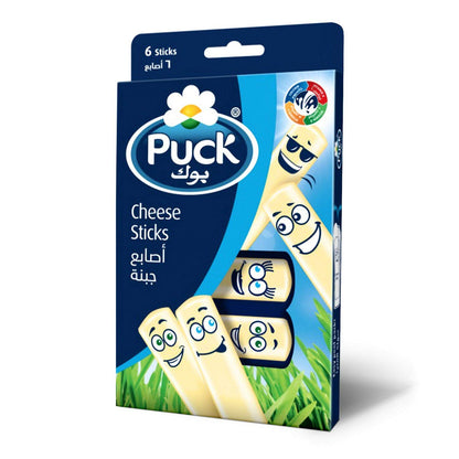 Puck Cheese 6 Sticks, Dark Blue & White, Medium, 108 g - Convenient Puck cheese sticks!