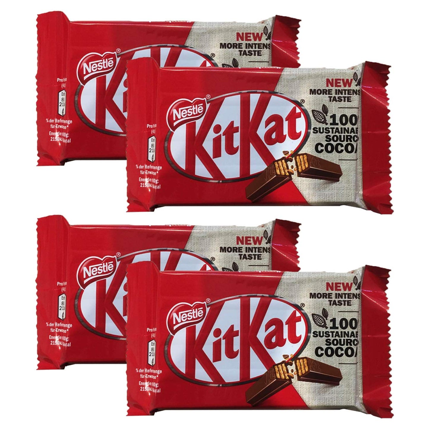 Nestle KitKat 4 Finger Chocolate, 4 X 41 g - "KitKat 4 Finger - 4x41g of Crunchy Chocolate Pleasure!"