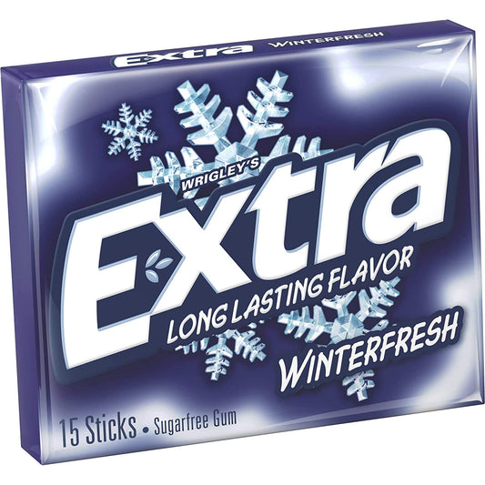 Wrigley's Extra Winterfresh Long Lasting Flavor - 40.5g - Enjoy Winter Freshness!