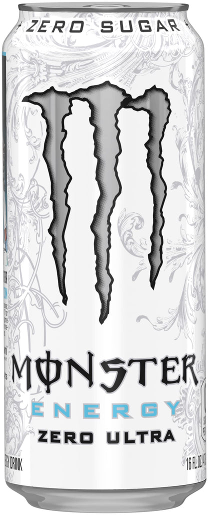 Monster Energy Ultra White Energy Drink, 500 Ml - Ultra White - "Ultra White Energy!"