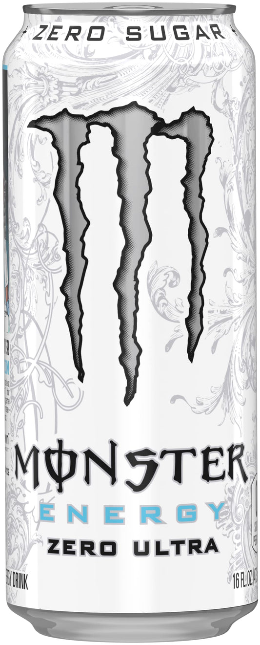 Monster Energy Ultra White Energy Drink, 500 Ml - Ultra White - "Ultra White Energy!"