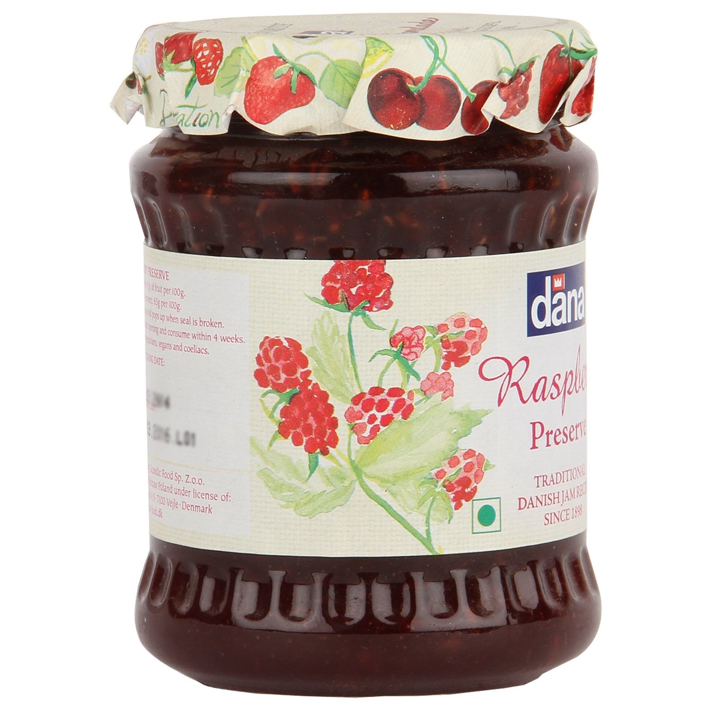 DANA Jam, Raspberry, 340g - Raspberry bliss!