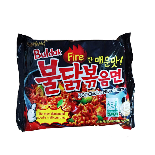 Samyang Hot Chicken Ramen Buldak Fire Noodles, 140 grams