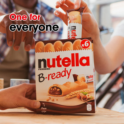 Nutella B-Ready Wafer Filled, 22 g - "Crunchy Nutella delight!"