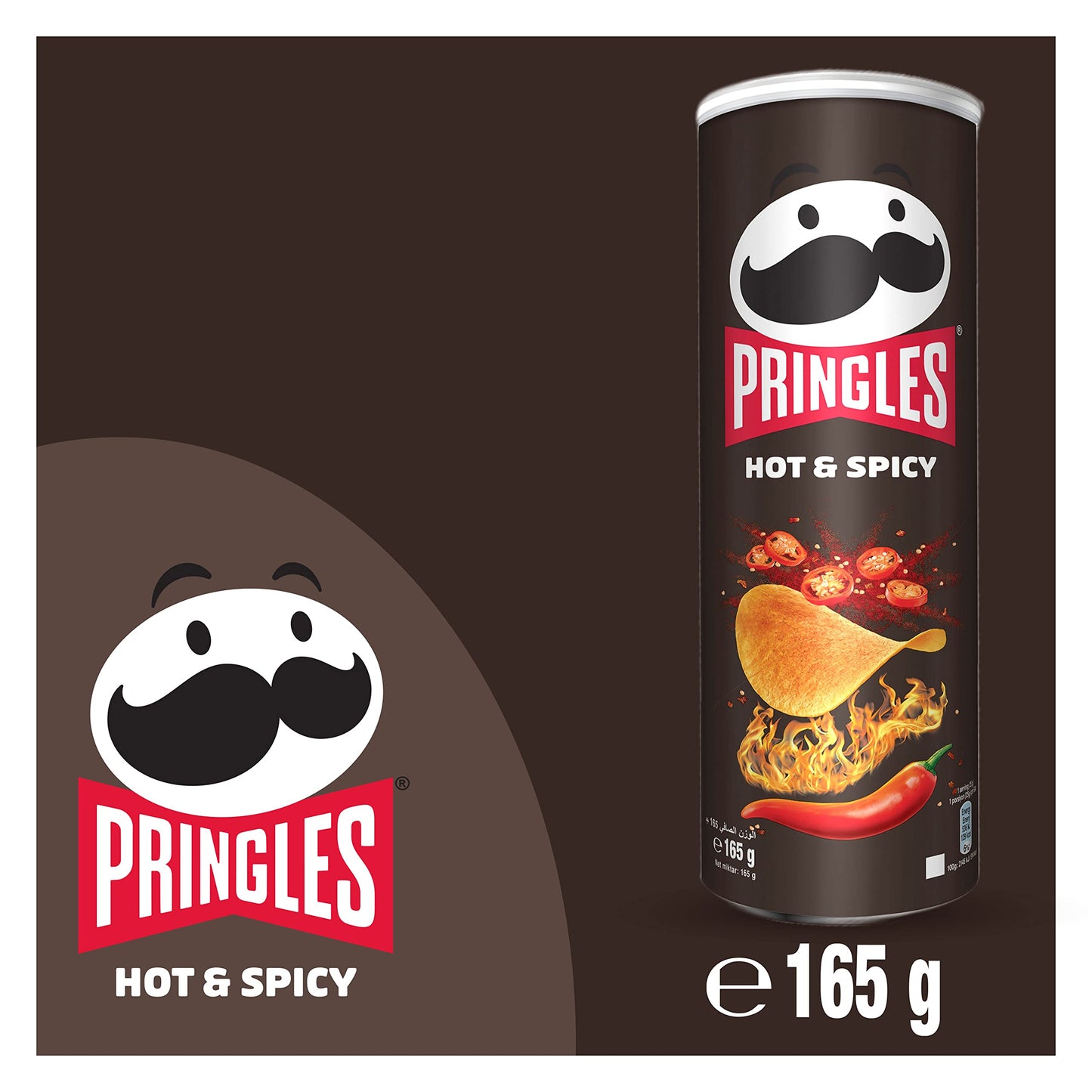 Pringles Hot & Spicy Chips - 165G - Spicy - Spicy hot and spicy Pringles!