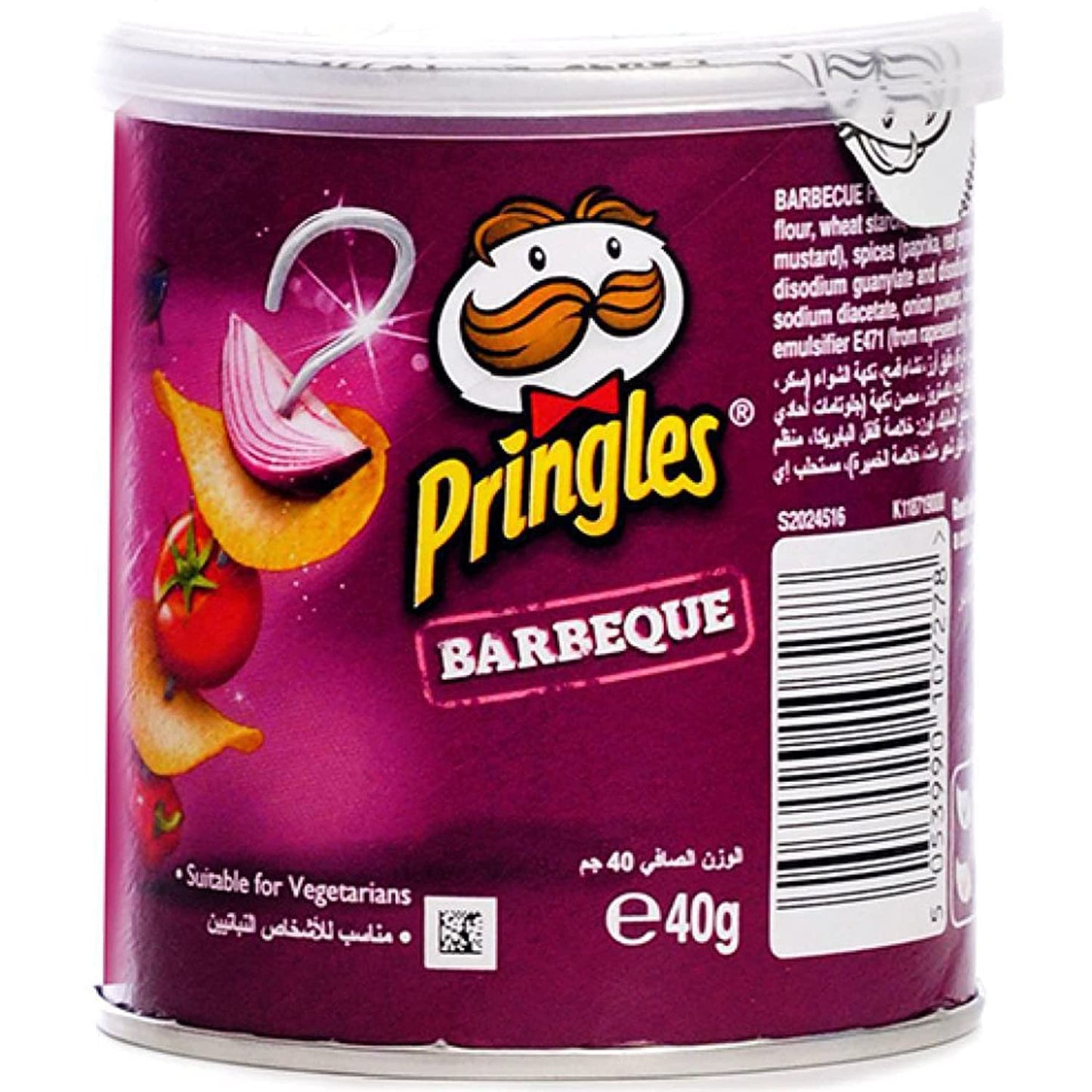 Pringles Texas BBQ Sauce Chips Pop & Go, 40 g - Portable Texas BBQ sauce Pringles!