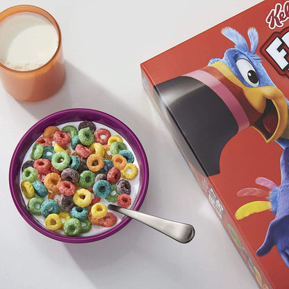 Kellogg's Froot Loops, 286 g - Pack Of Two - Double the fun with Kellogg's Froot Loops, pack of two, 286g each.