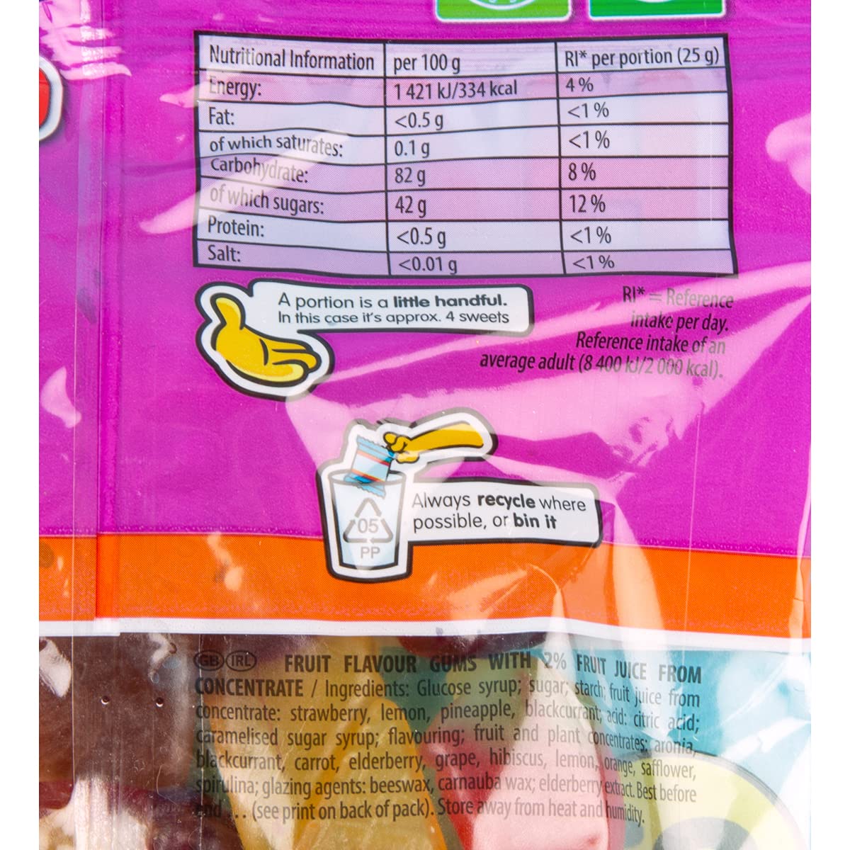 HARIBO Funny Mix, 160 g - Fun mix of assorted jellies in a share size bag.