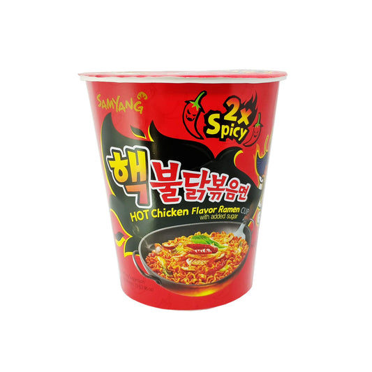 Samyang Hot Chicken 2X Spicy Cup Noodle, 70 Grams