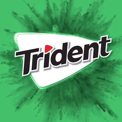 Trident Sugar-Free Gum - Spearmint, 14-Count (Pack of 12) - Cool & Refreshing Burst!