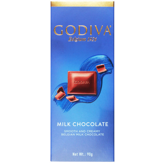 Godiva Smooth & Creamy Belgian Milk Chocolate, 90g - Indulge in the velvety texture and creamy taste of Godiva's Belgian milk chocolate