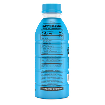 Prime Blue Raspberry Hydration Drink, 16.9 fl oz â„® 500 ml, 12 Pack - Stay hydrated with blue raspberry!