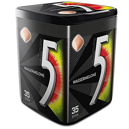 Wrigley's 5 Gum Watermelon - 30 Sticks Pack - Bite into Sweet Refreshment!