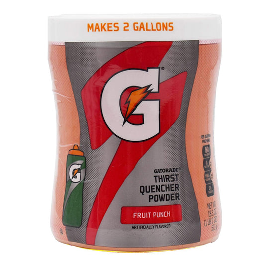 Gatorade Thirst Quencher Powder, Fruit Punch - 521g (18.3oz) - Replenish and rehydrate with the delicious taste of Fruit Punch Gatorade powder drink mix