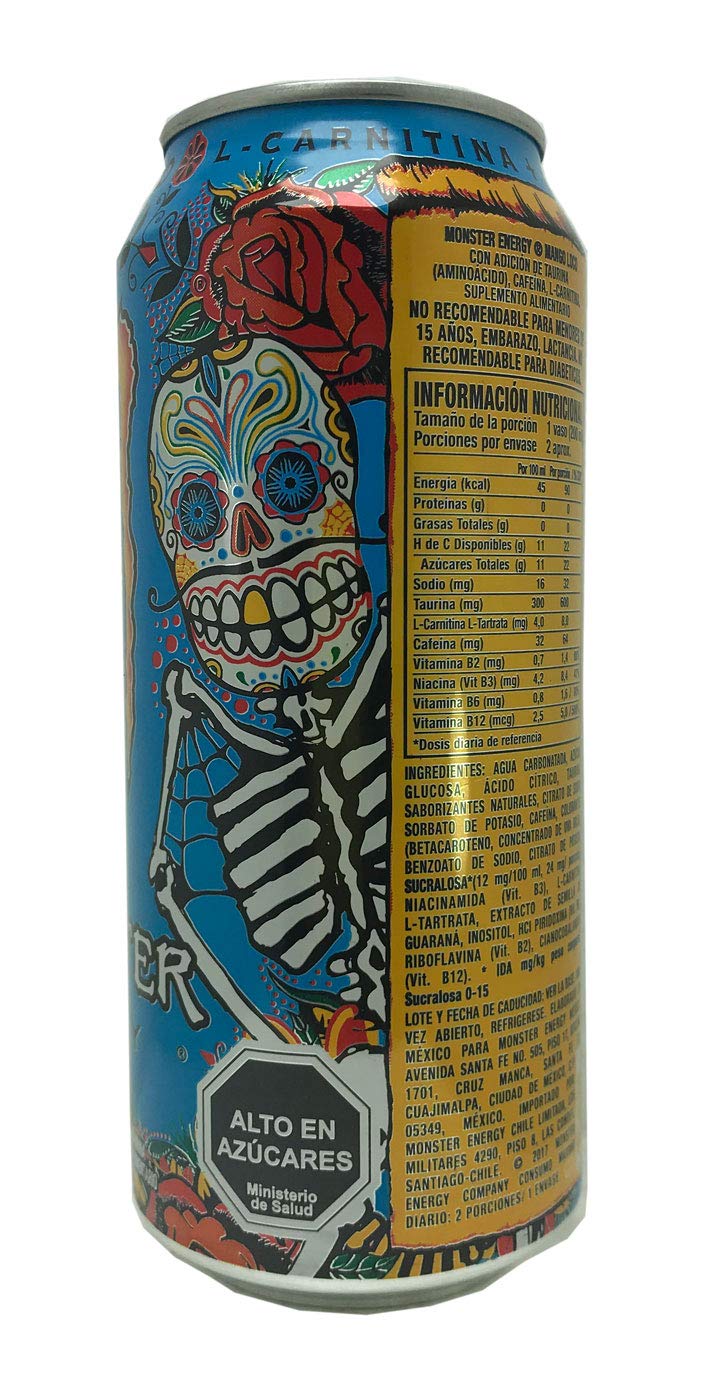 Monster Mango Loco Energy Drink 475ml by chefsneed - "Mango Loco Blast!"