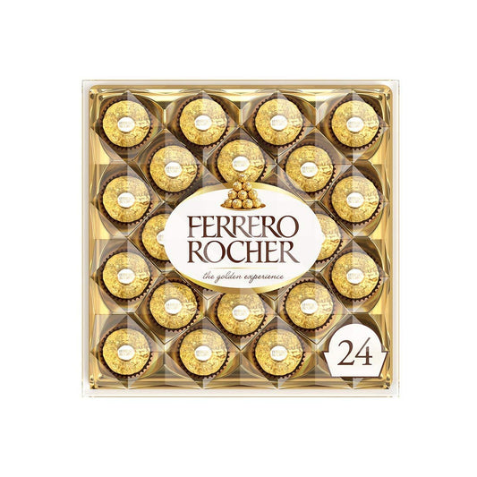 Ferrero Rocher Chocolate - 24 Pieces Pack - Rocher chocolate extravaganza!