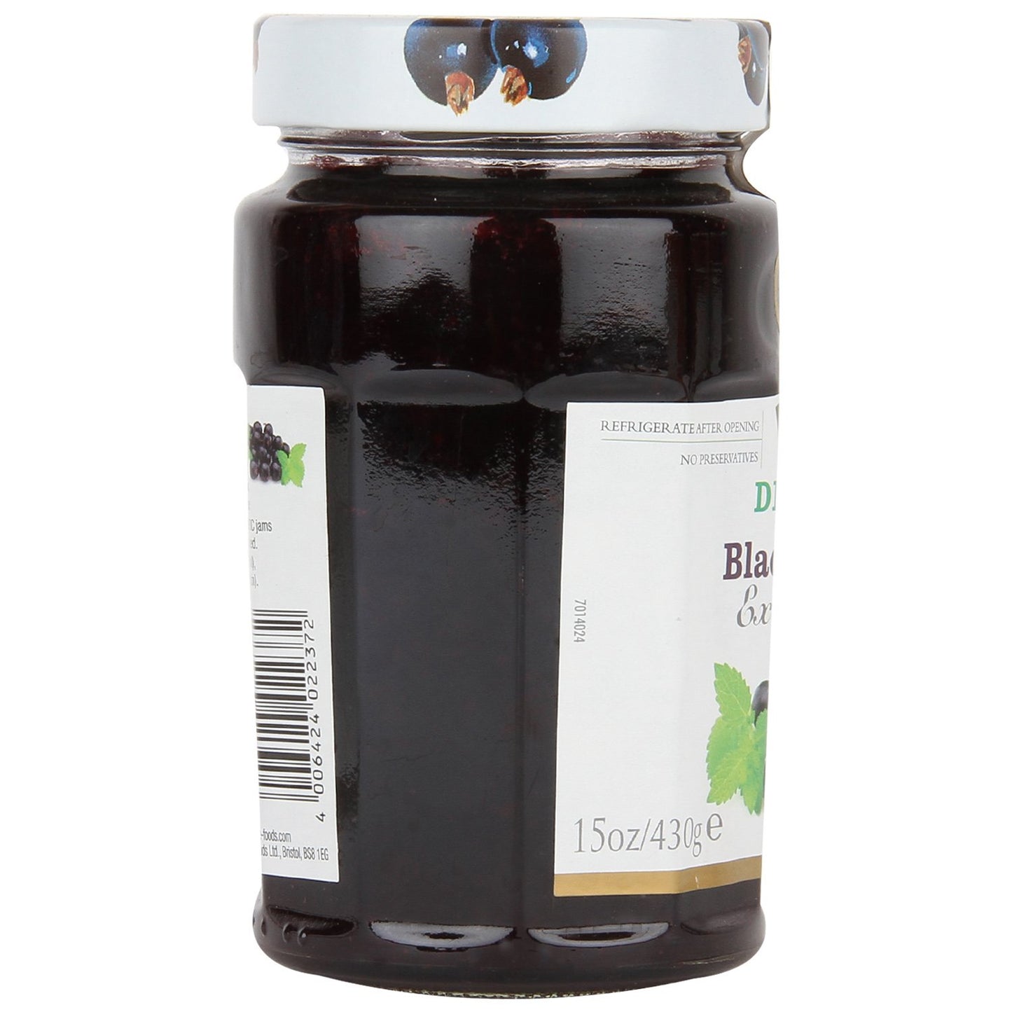 Stute Diabetic Jam - Blackcurrant, 430g Jar