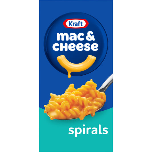 Kraft Macaroni and Cheese Dinner Spirals- 156 g - "Fun Spirals!"