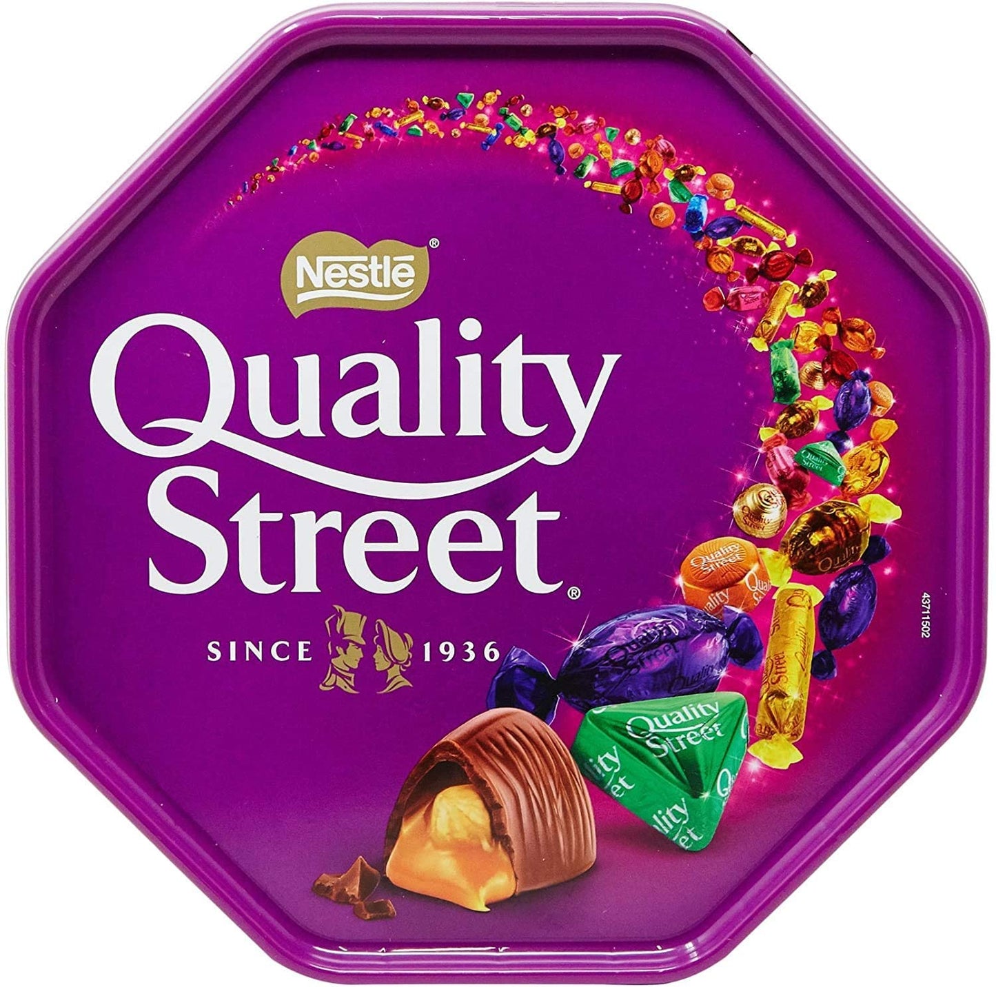 Nestle Quality Street Assorted Milk and Dark Chocolate and Toffees Tub, 650g - "Quality Street - 650g Tub of Assorted Milk & Dark Chocolates and Toffees!"