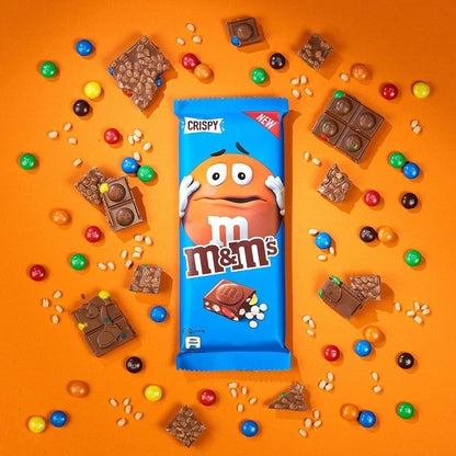 M&M's Crispy Milk Chocolate Bar, 150g - "Crispy Choco Bar!"