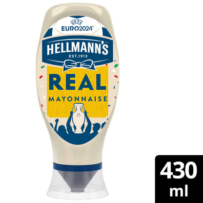 Hellmann's Real Mayonnaise, 14.54 fl oz / 430 ml - Authentic and creamy real mayonnaise.