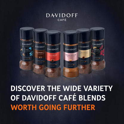 Davidoff Fine Aroma Instant Coffee 100% Arabica, 3.53 oz ℮ 100 g Pack of 2 - Pure Arabica pleasure!