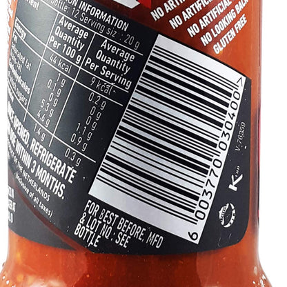 Nando's Peri Peri XX Hot Sauce, 250g - "XX Hot Peri Peri Inferno!"