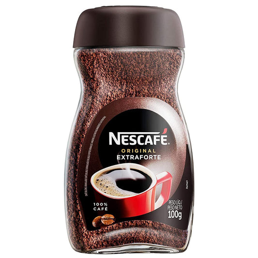 Nescafe Original Extra Forte Coffee 100% Cafe, 3.53 oz ℮ 100 g - "Extra Forte Original - 100% Pure, Bold Coffee!"