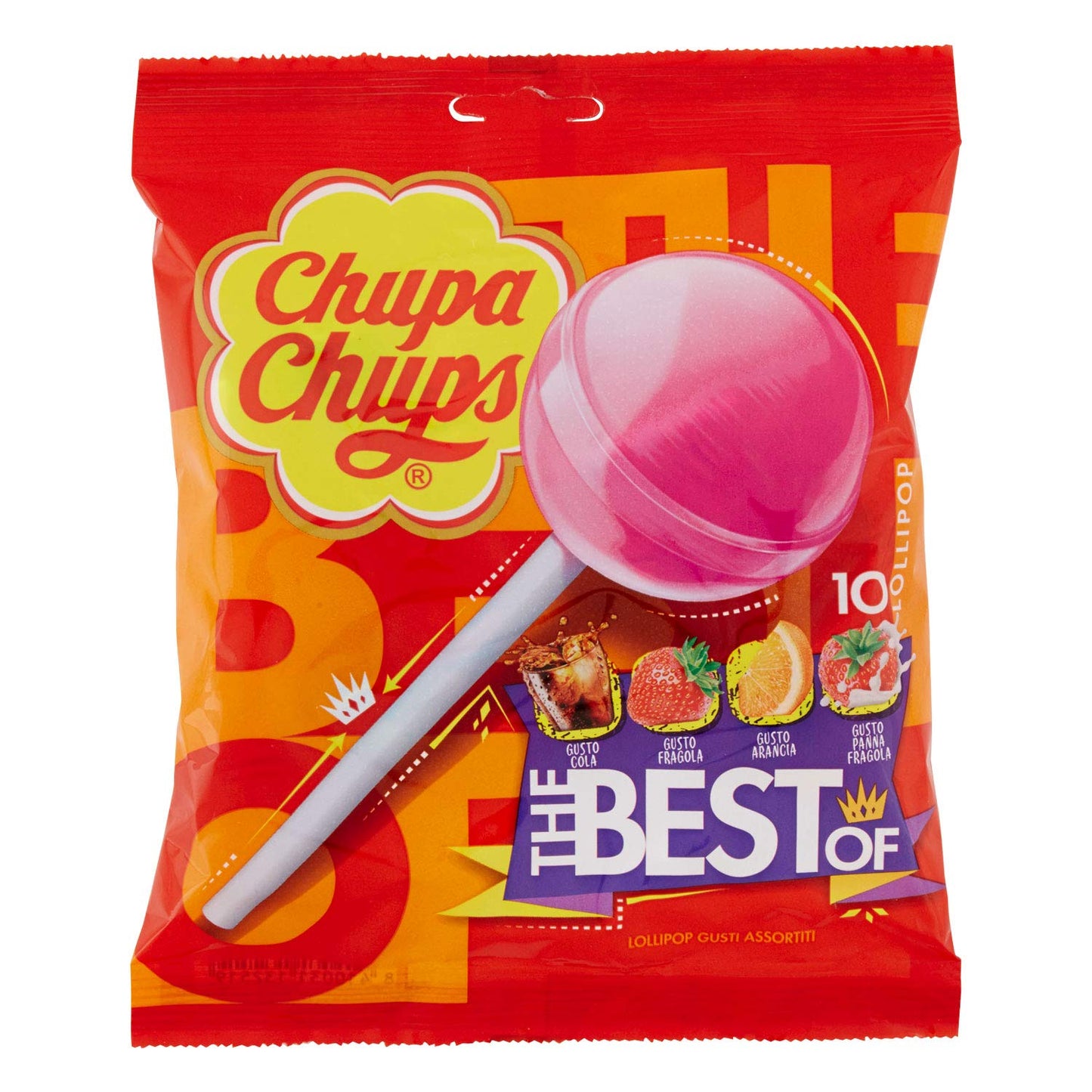 Chupa Chups The Best of Lollipops, 120g - Best assorted lollipops